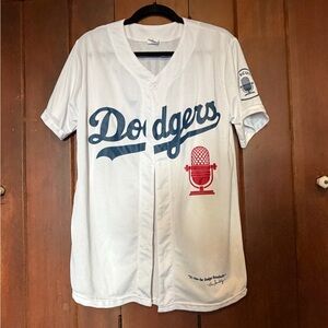 Vin Scully Dodgers Baseball Jersey